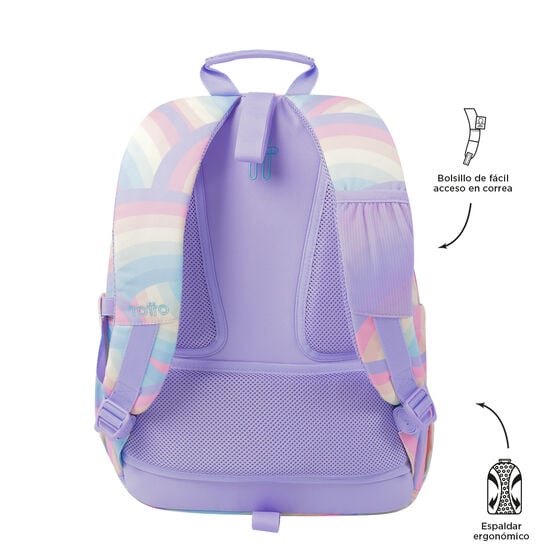 Totto Mochila Acuareles - Arcoíris