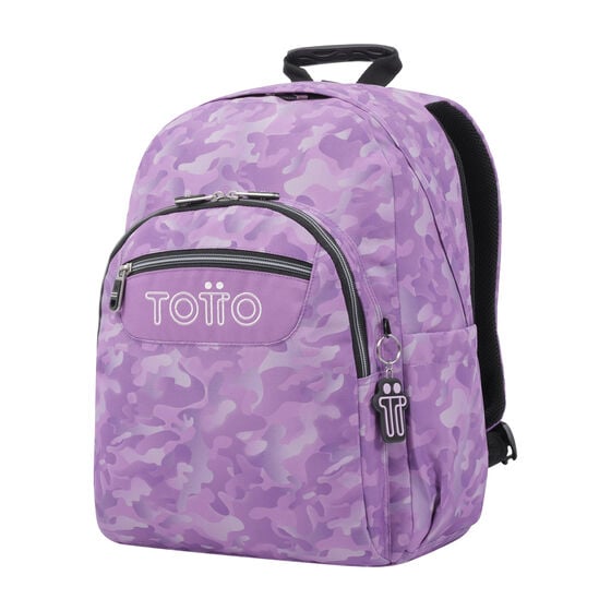 Totto Mochila Acuareles - Camuflaje Rosa
