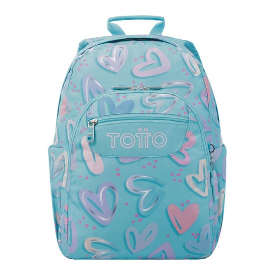 totto Mochila Acuareles - Corazones pintados