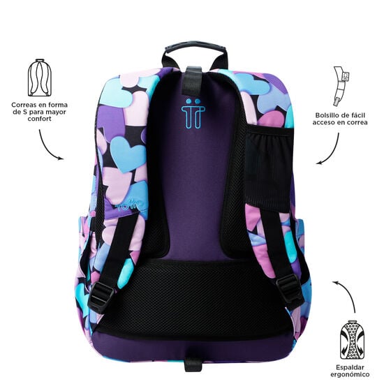 Totto Mochila Acuareles - Dear Blue