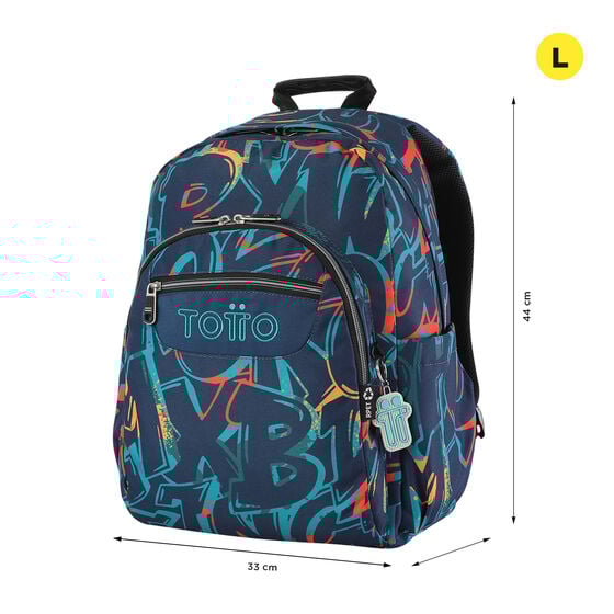 Totto Mochila Acuareles - Eco-friendly Shock