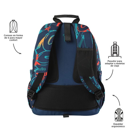 Totto Mochila Acuareles - Eco-friendly Shock