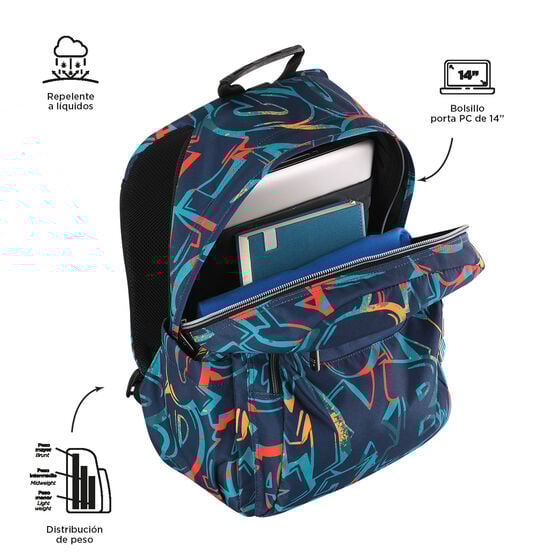 Totto Mochila Acuareles - Eco-friendly Shock