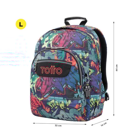 Totto Mochila Acuareles - Graffiti