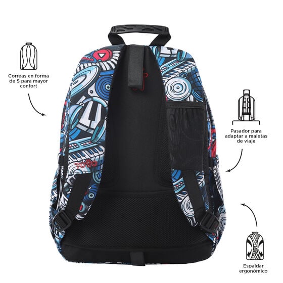 Totto Mochila Acuareles - Musika