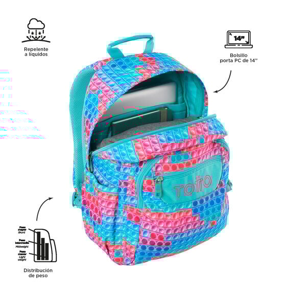 Totto Mochila Acuareles - Pupit