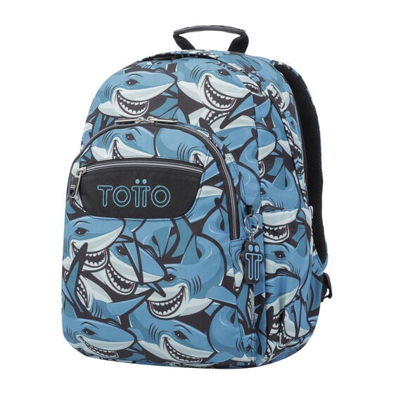 Totto Mochila Acuareles - Tiburones