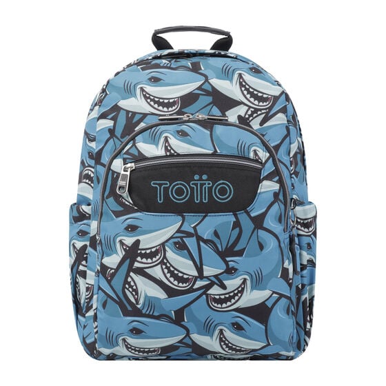 totto Mochila Acuareles - Tiburones