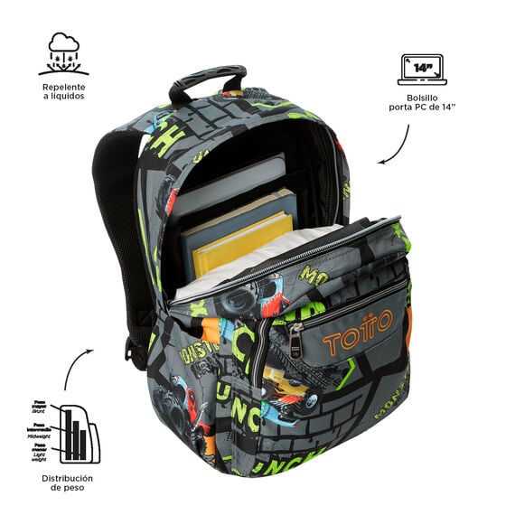 Totto Mochila Acuareles - Truck 2