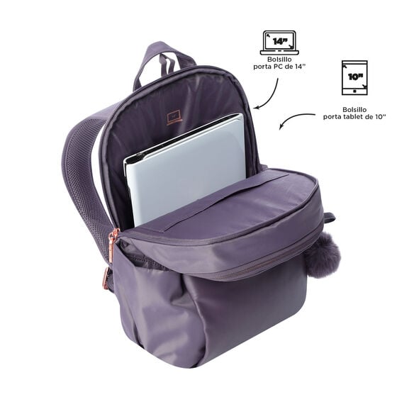 Totto Mochila Adelaide 1 2.0 - Montana Grape