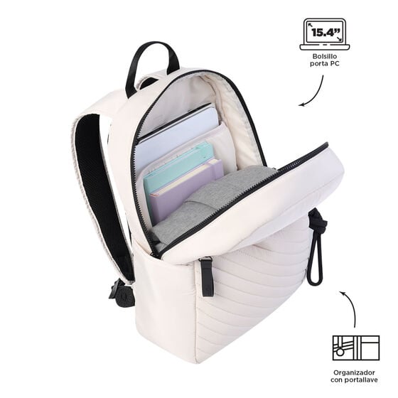 Totto Mochila Arlyn M - White Sand