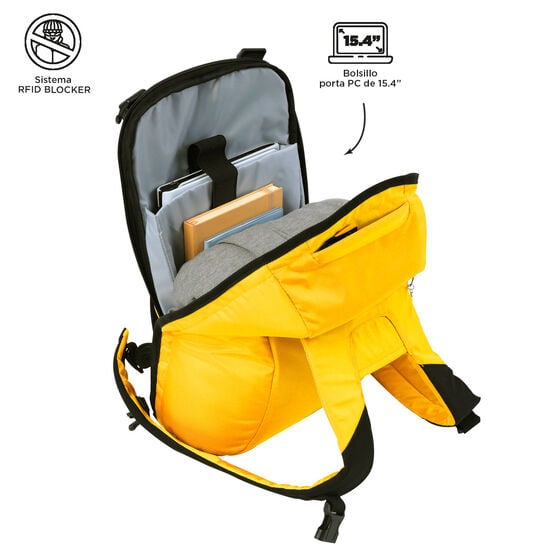 Totto Mochila Bunker Pack 4.0 - Super Lemon