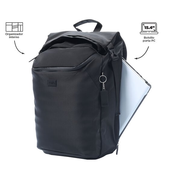 Totto Mochila Chicago - Negro