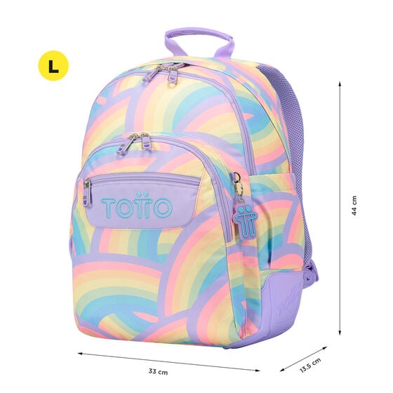 Totto Mochila Crayoles - Arcoíris