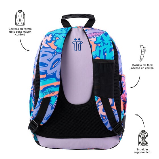 Totto Mochila Crayoles - Broad