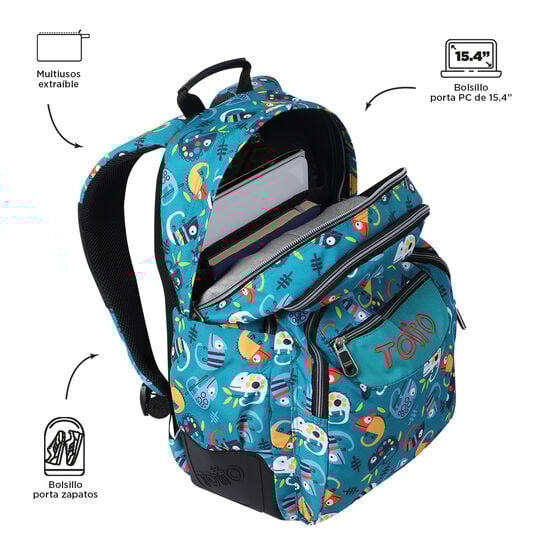 Totto Mochila Crayoles - Egreth