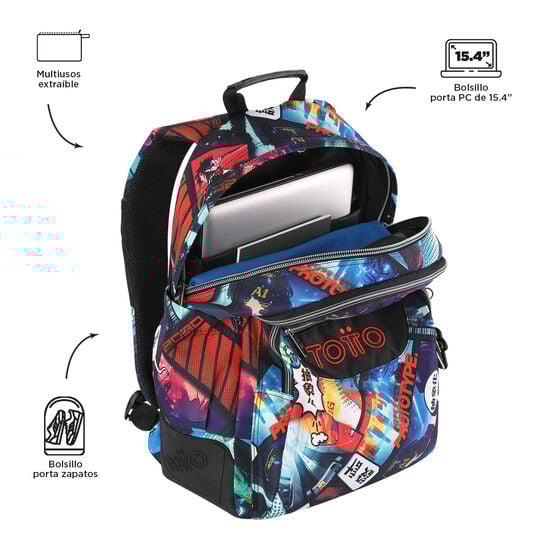 Totto Mochila Crayoles - Kasuya