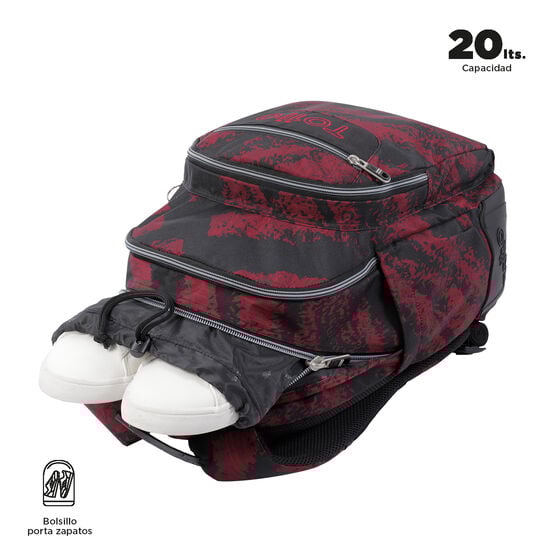 Totto Mochila Crayoles - Tiza Roja