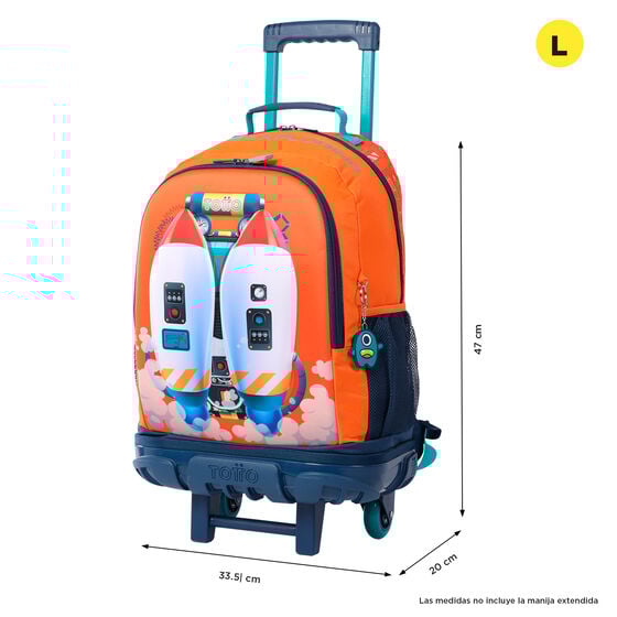 Totto Mochila De Ruedas Cohety L