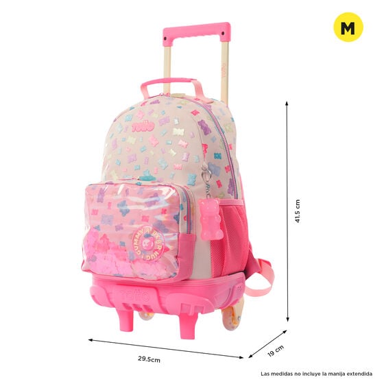 Totto Mochila De Ruedas Gummy Bear M