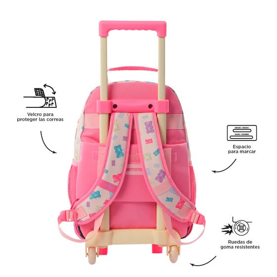 Totto Mochila De Ruedas Gummy Bear M