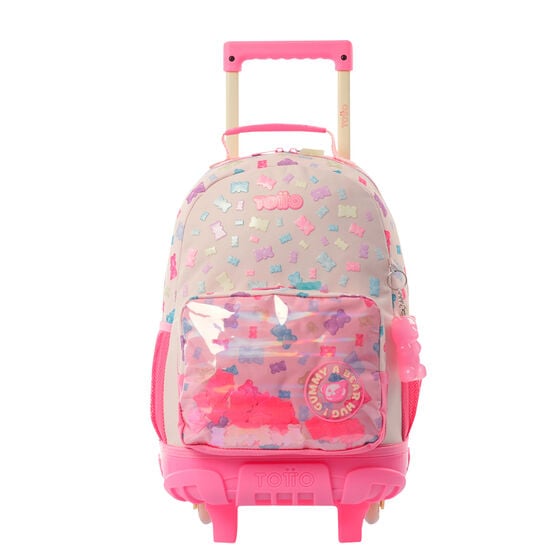totto Mochila de ruedas Gummy Bear M