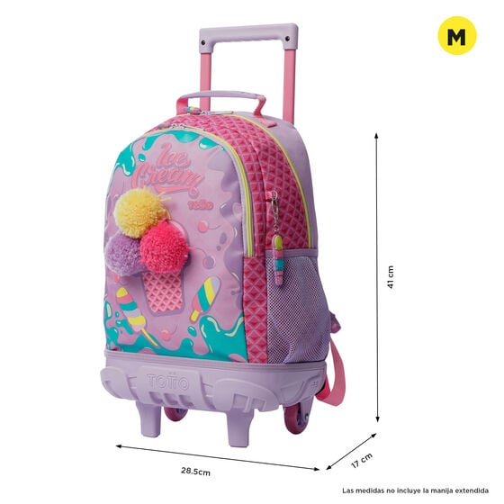 Totto Mochila De Ruedas Ice Pop M