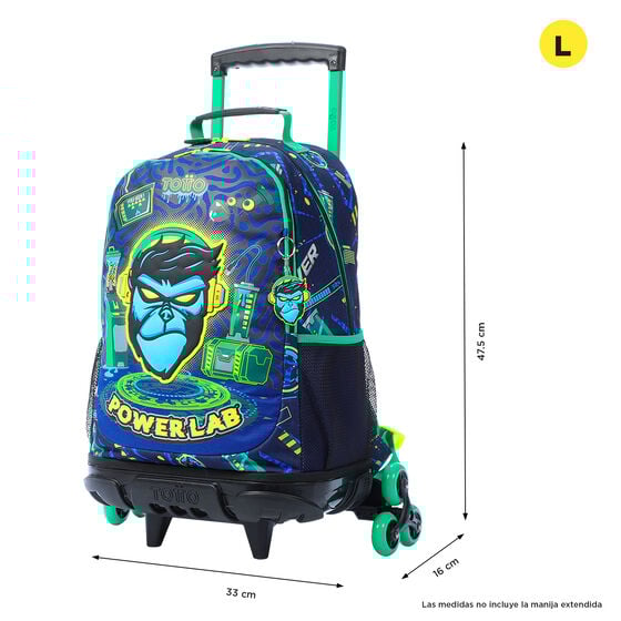 Totto Mochila De Ruedas Kong Lab L