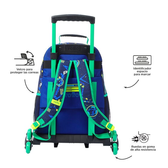 Totto Mochila De Ruedas Kong Lab L