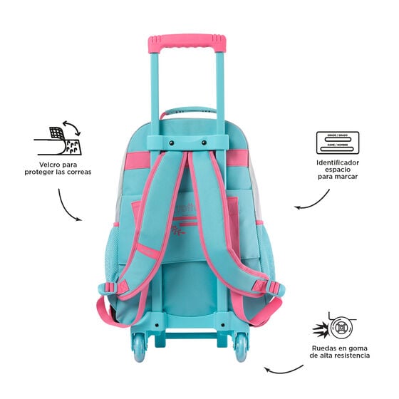 Totto Mochila De Ruedas Pink Ocean L