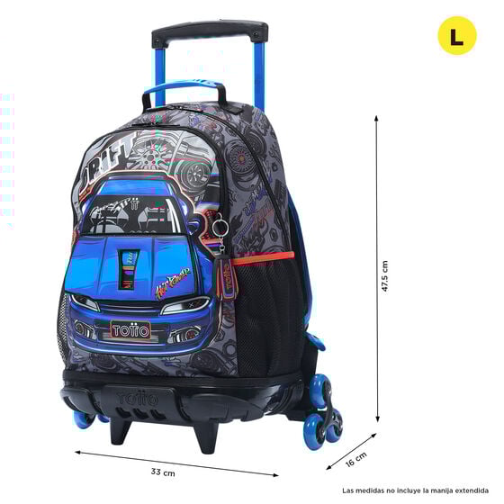 Totto Mochila De Ruedas Racing L