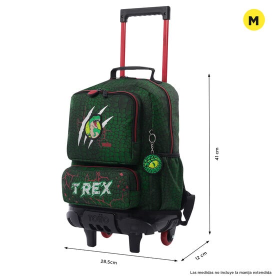 Totto Mochila De Ruedas Rex Dino M