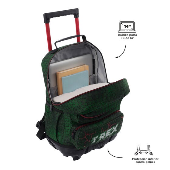 Totto Mochila De Ruedas Rex Dino M