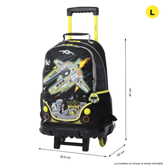 Totto Mochila De Ruedas Spaceship L