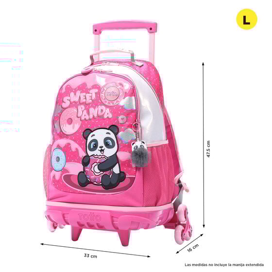Totto Mochila De Ruedas Sweet Panda L