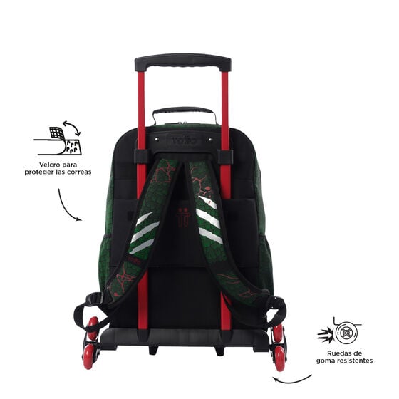 Totto Mochila De Triple Rueda Rex Dino L