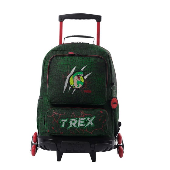 totto Mochila de triple rueda Rex Dino L