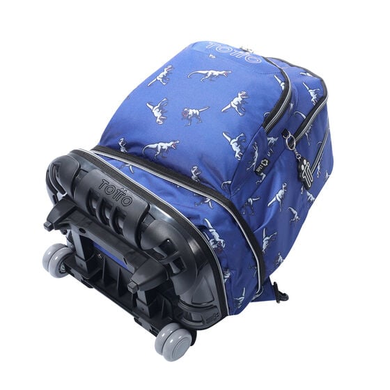 Totto Mochila Desmontable Tiza - Dinosaurs Blue