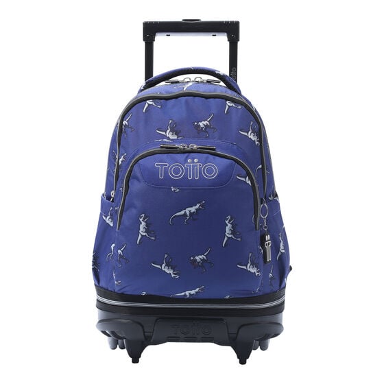 totto Mochila Desmontable Tiza - Dinosaurs Blue