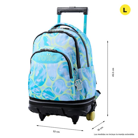 Totto Mochila Desmontable Tiza - Happy Flow