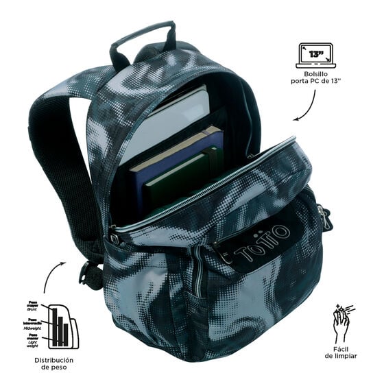 Totto Mochila Gommas - Bluc