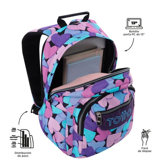 Totto Mochila Gommas - Dear Blue