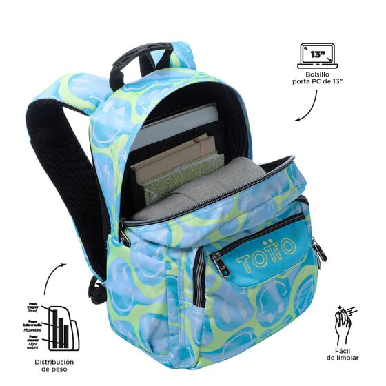 Totto Mochila Gommas - Happy Flow