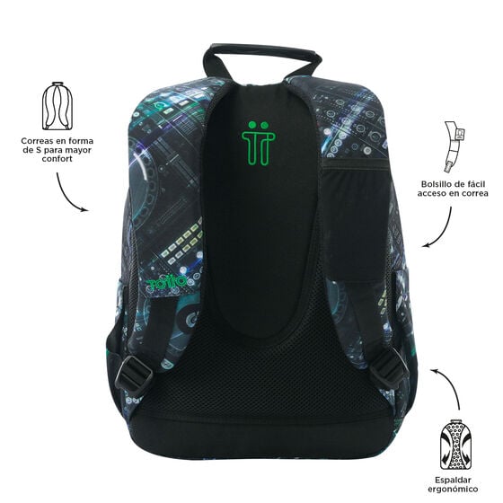 Totto Mochila Gommas - Mixer Black