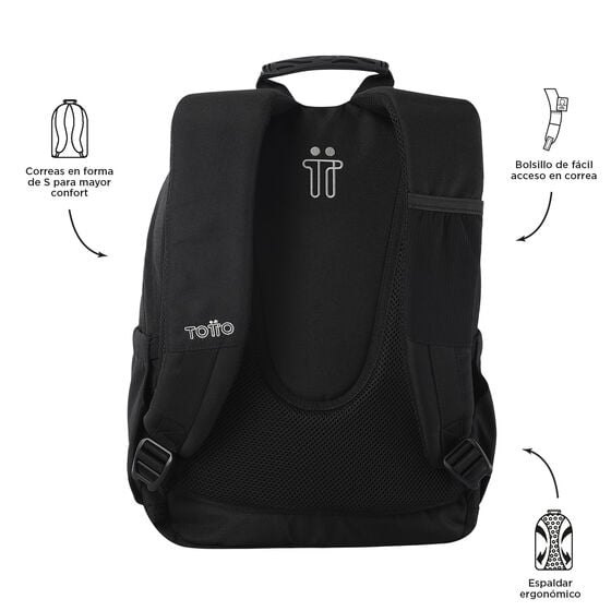 Totto Mochila Gommas - Negro