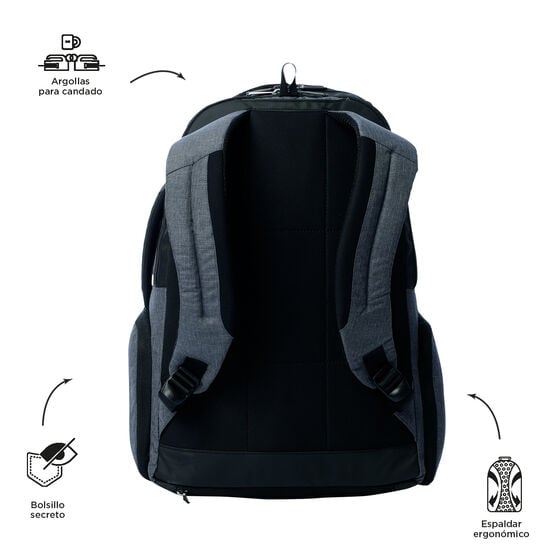 Totto Mochila Hexa XL - Asphalt