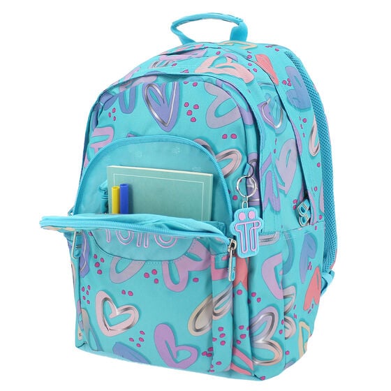 Totto Mochila Lápiz - Corazones Pintados