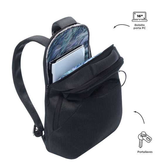 Totto Mochila Megumi M - Negro