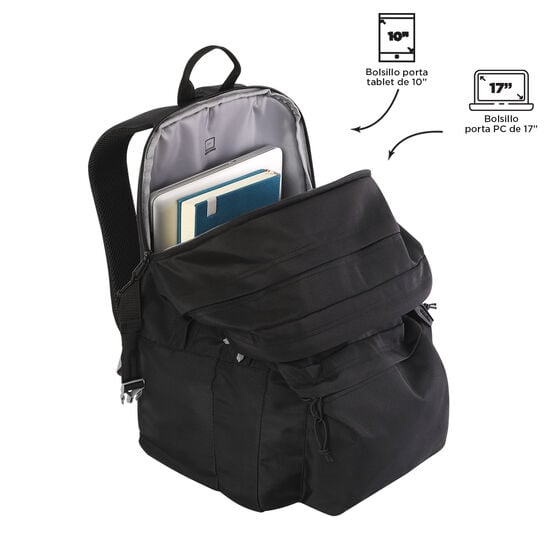 Totto Mochila Molyk - Negro