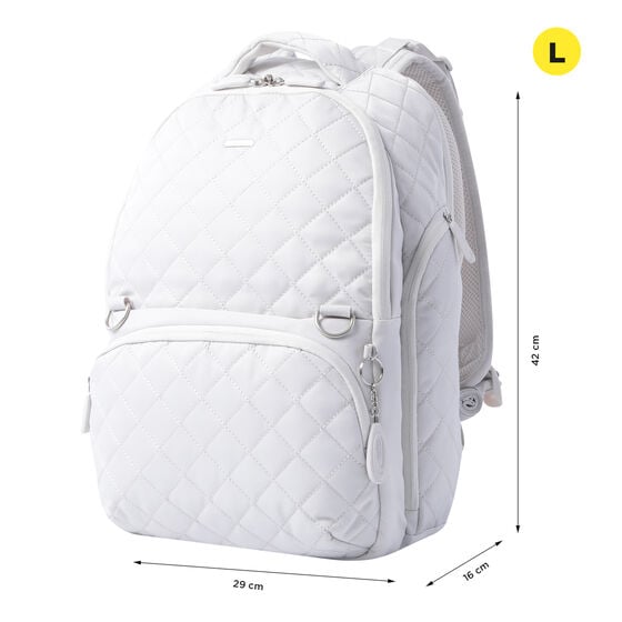 Totto Mochila Pañalera Babybao 2.0 - White Sand